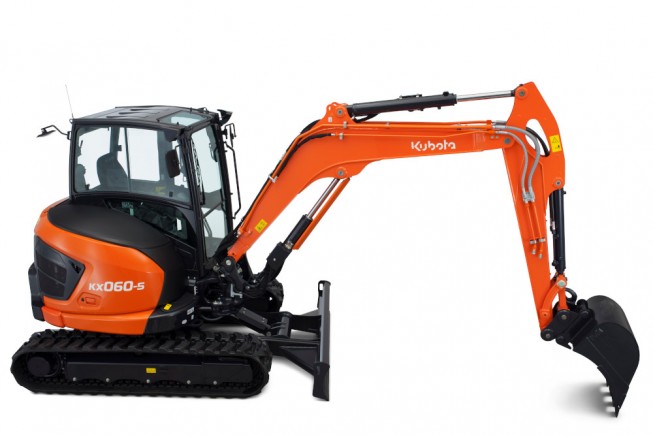 Kubota mini excavator KX060-5 scale model (1:24)