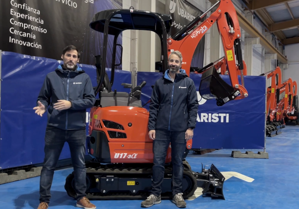 Análisis en detalle de la miniexcavadora Kubota U17-3a